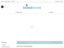 Tablet Screenshot of istanbulseramik.com